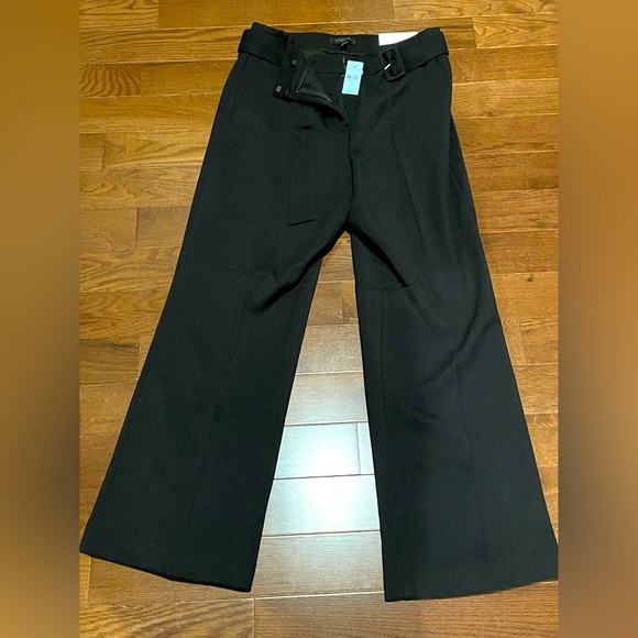Ann Taylor Pants - Ann Taylor Black belted Trousers - New